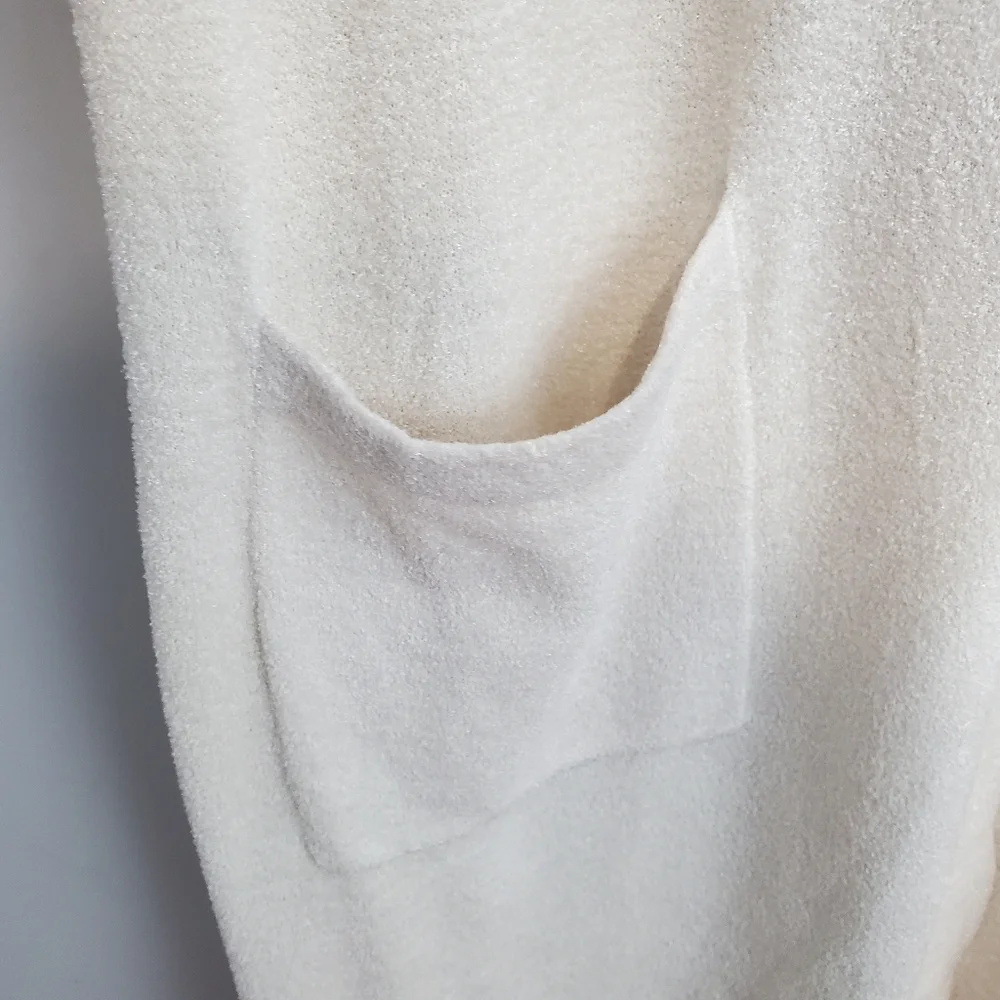 Barefoot Dreams Womens CozyChic Ultra Lite Sleeveless Long Cardigan Sz L NWT - Picture 5 of 16